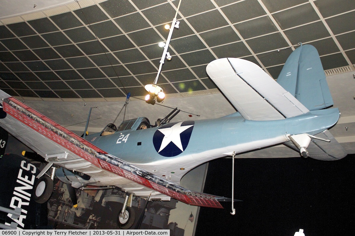 06900, Douglas SBD-4 Dauntless C/N 1775, At Air & Space Museum  , Balboa Park  , San Diego