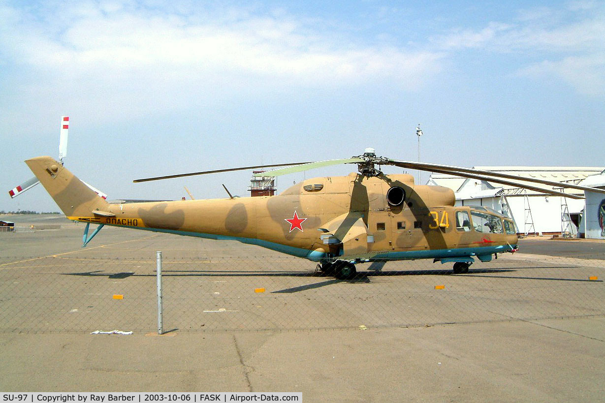 SU-97, Mil Mi-24A Hind C/N 4202034, Mil Mi-24A Hind [4202034] (Algerian Air Force) Swartkop~ZS 06/10/2003