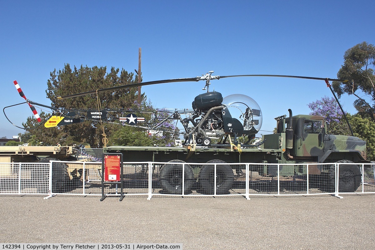 142394, 1955 Bell TH-13M Sioux C/N 1397, At Flying Leathernecks Air Museum , San Diego