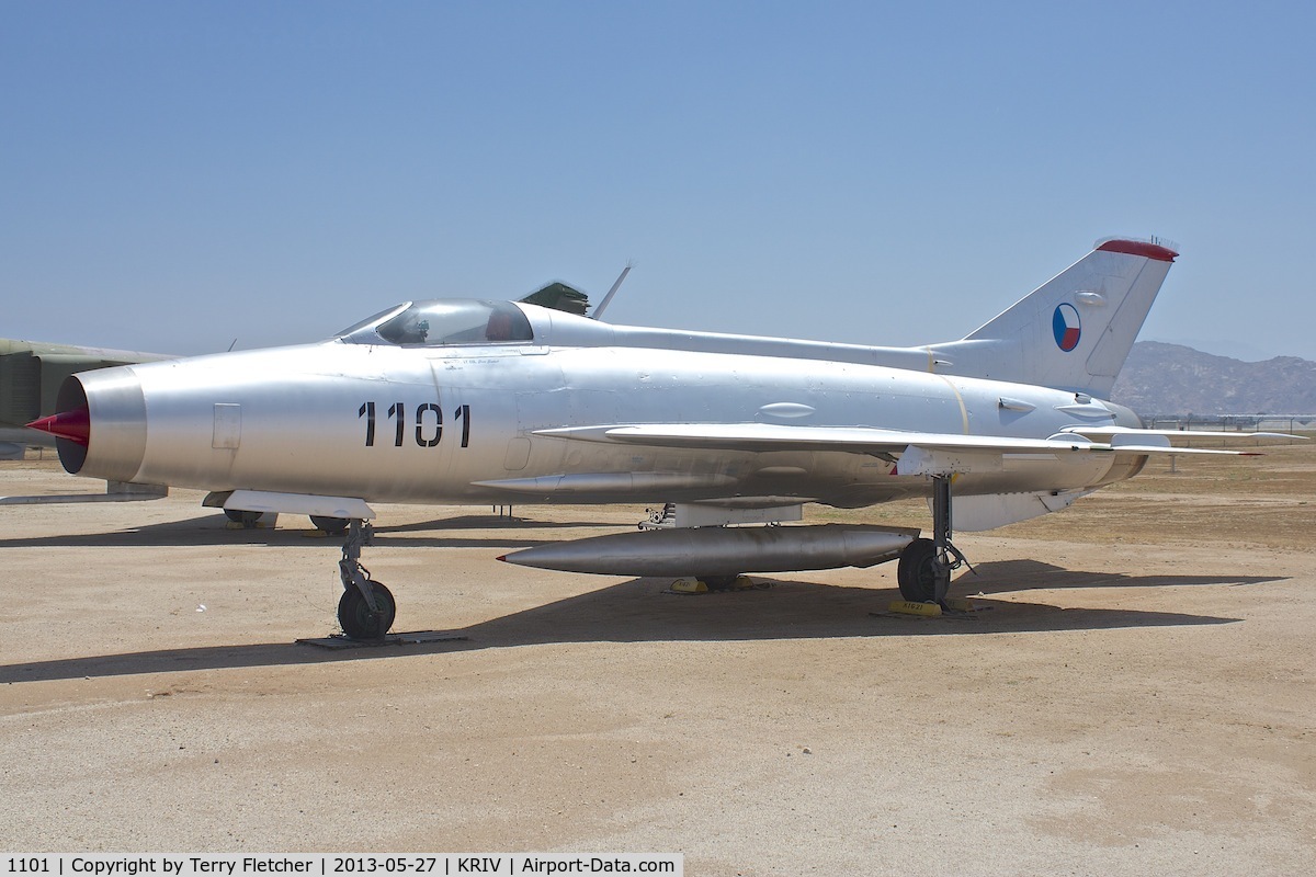 1101, Mikoyan-Gurevich MiG-21F-13 C/N 161101, At March AFB Museum , Riverside