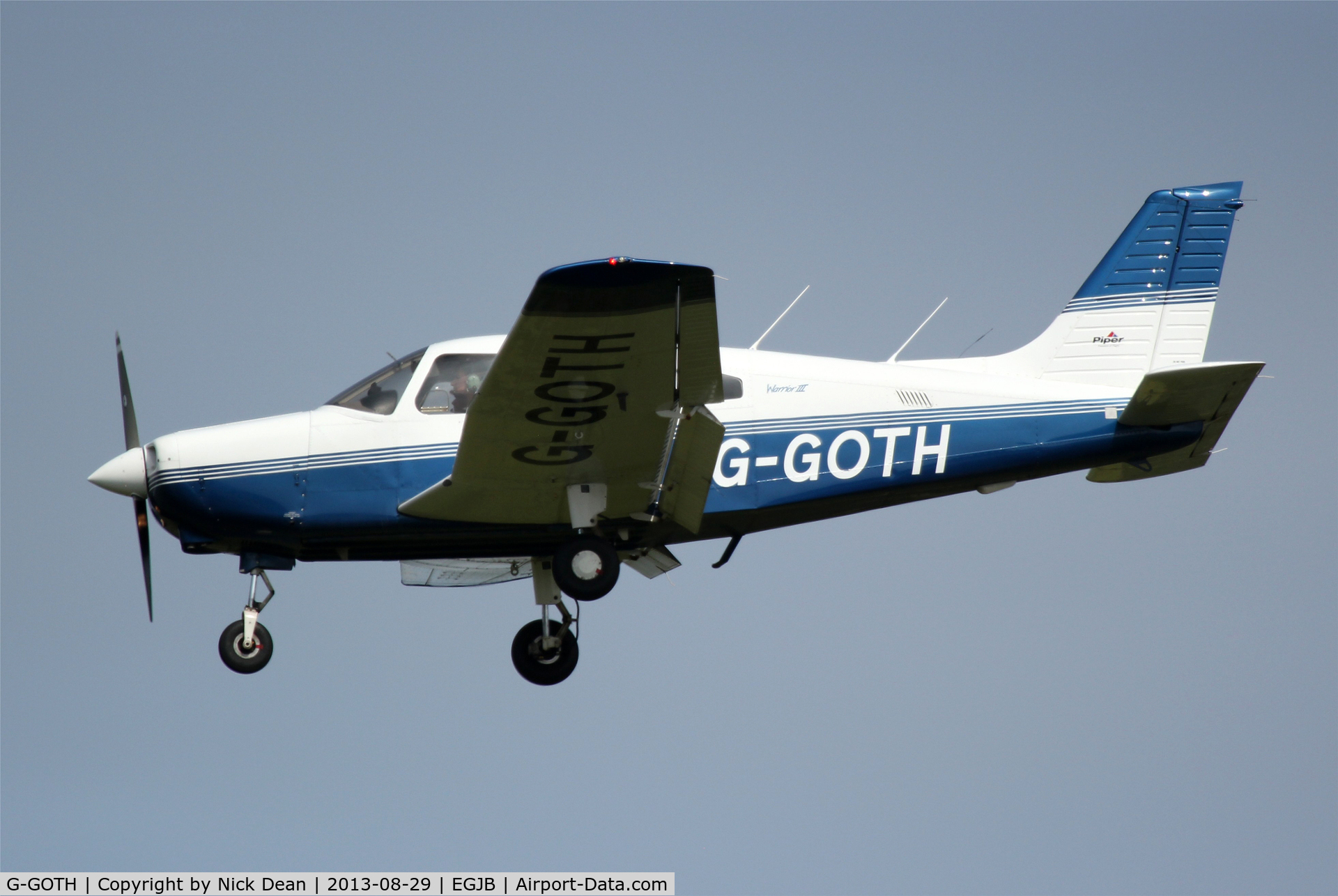 G-GOTH, 2004 Piper PA-28-161 Warrior III C/N 2842208, EGJB/GCI