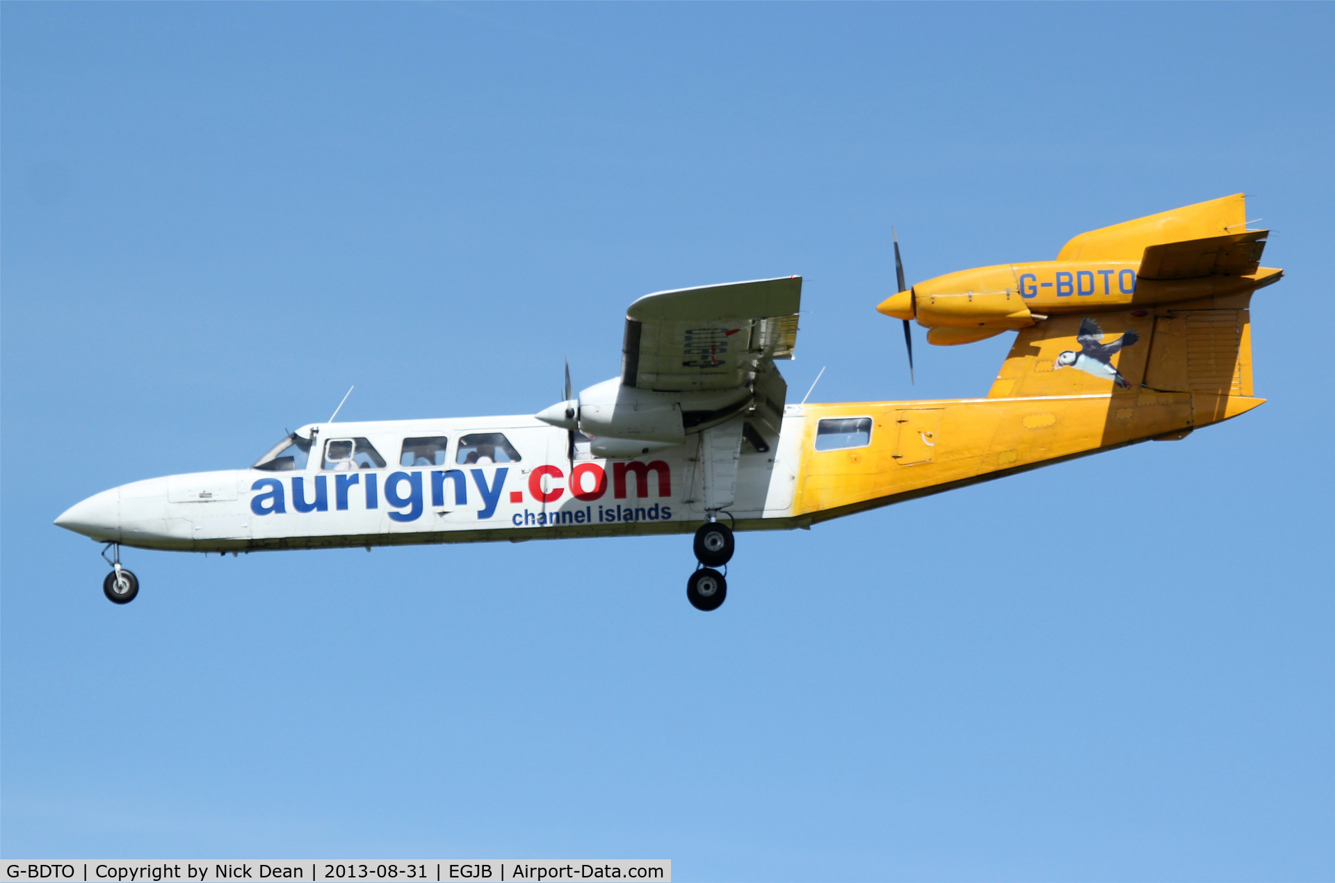 G-BDTO, 1976 Britten-Norman BN-2A Mk.III-2 Trislander C/N 1027, EGJB/GCI