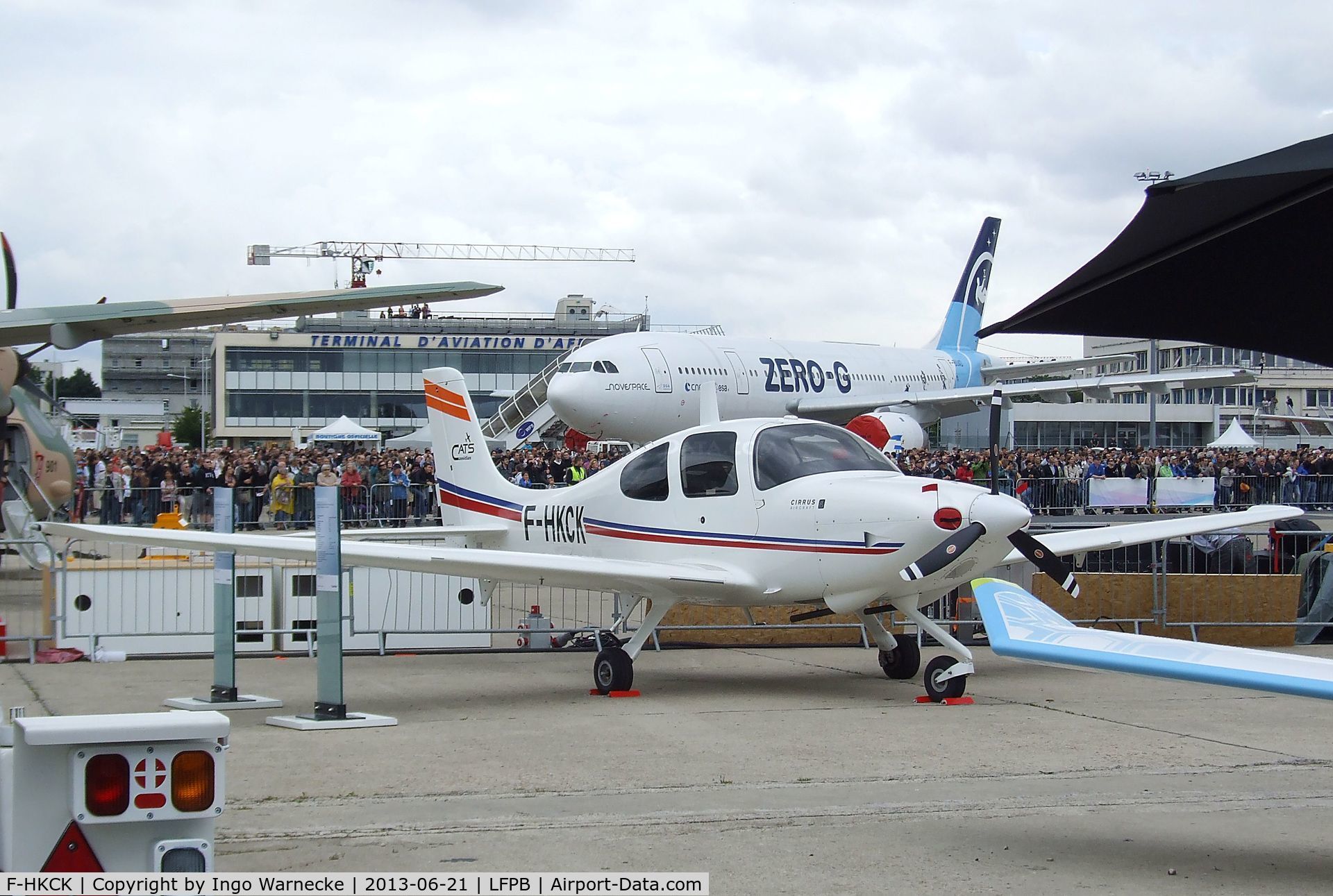 F-HKCK, Cirrus SR20 C/N 2192, Cirrus SR20 at the Aerosalon 2013, Paris