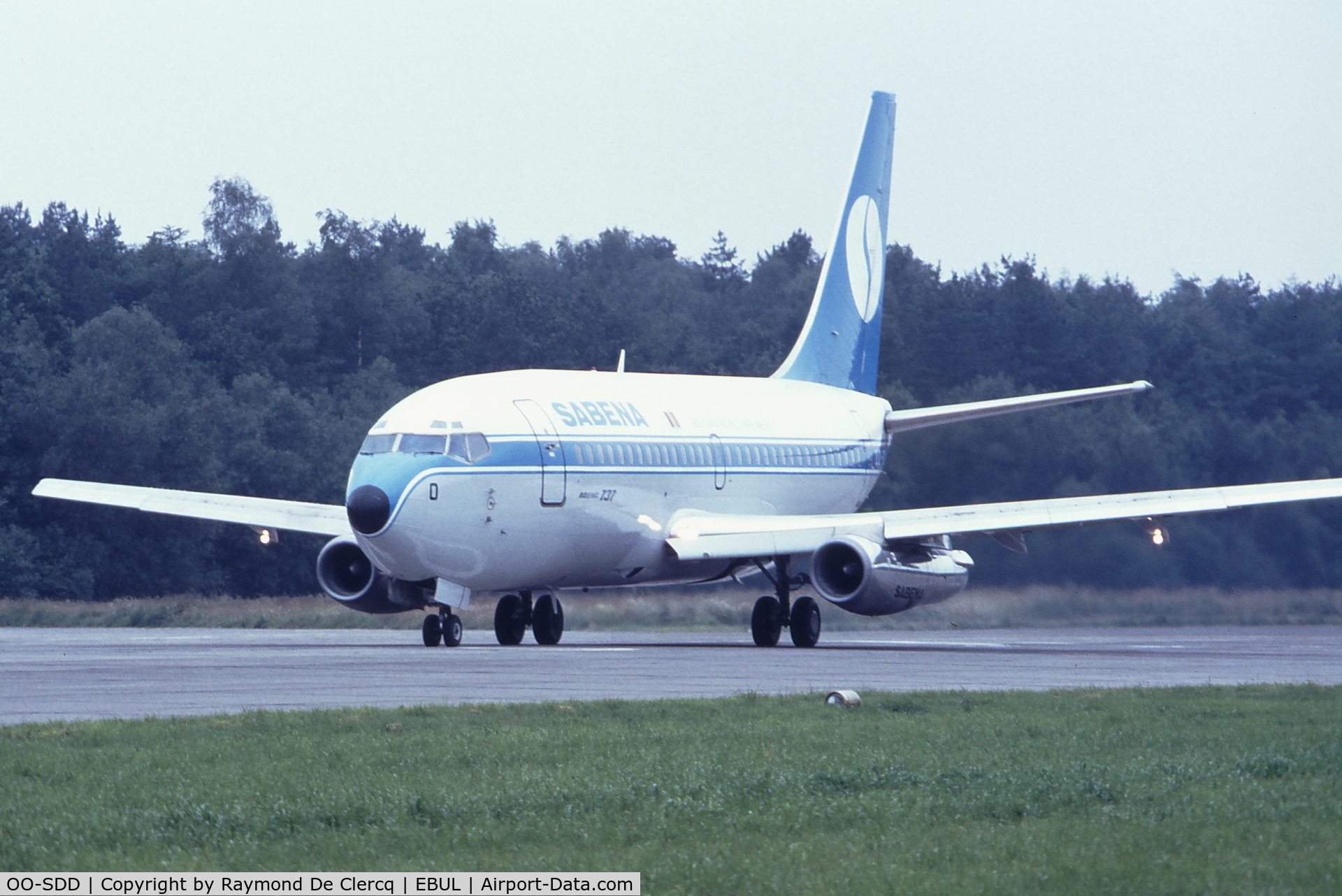 OO-SDD, 1974 Boeing 737-229 C/N 20910, Airshow Ursel  in July 1991