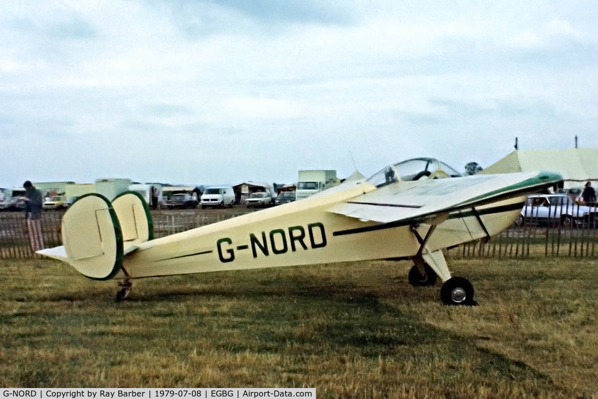G-NORD, 1949 SNCAC NC.854 C/N 7, G-NORD  Nord NC.854A [7] Leicester~G 08/07/1979. Image taken from a slide.