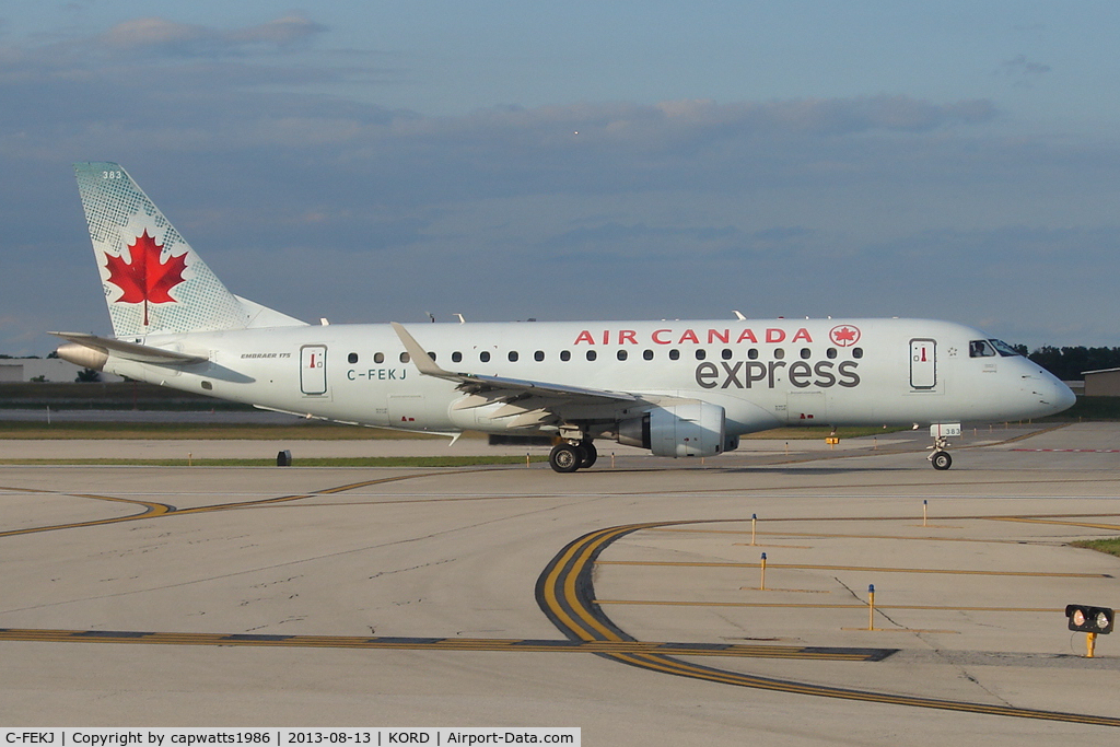 C-FEKJ, 2005 Embraer 175SU (ERJ-170-200SU) C/N 17000109, Air Canada Express @ ORD