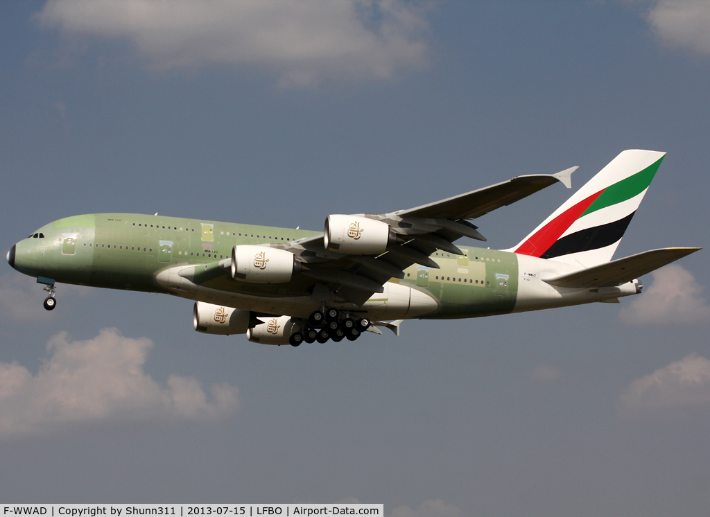 F-WWAD, 2013 Airbus A380-861 C/N 139, C/n 0140