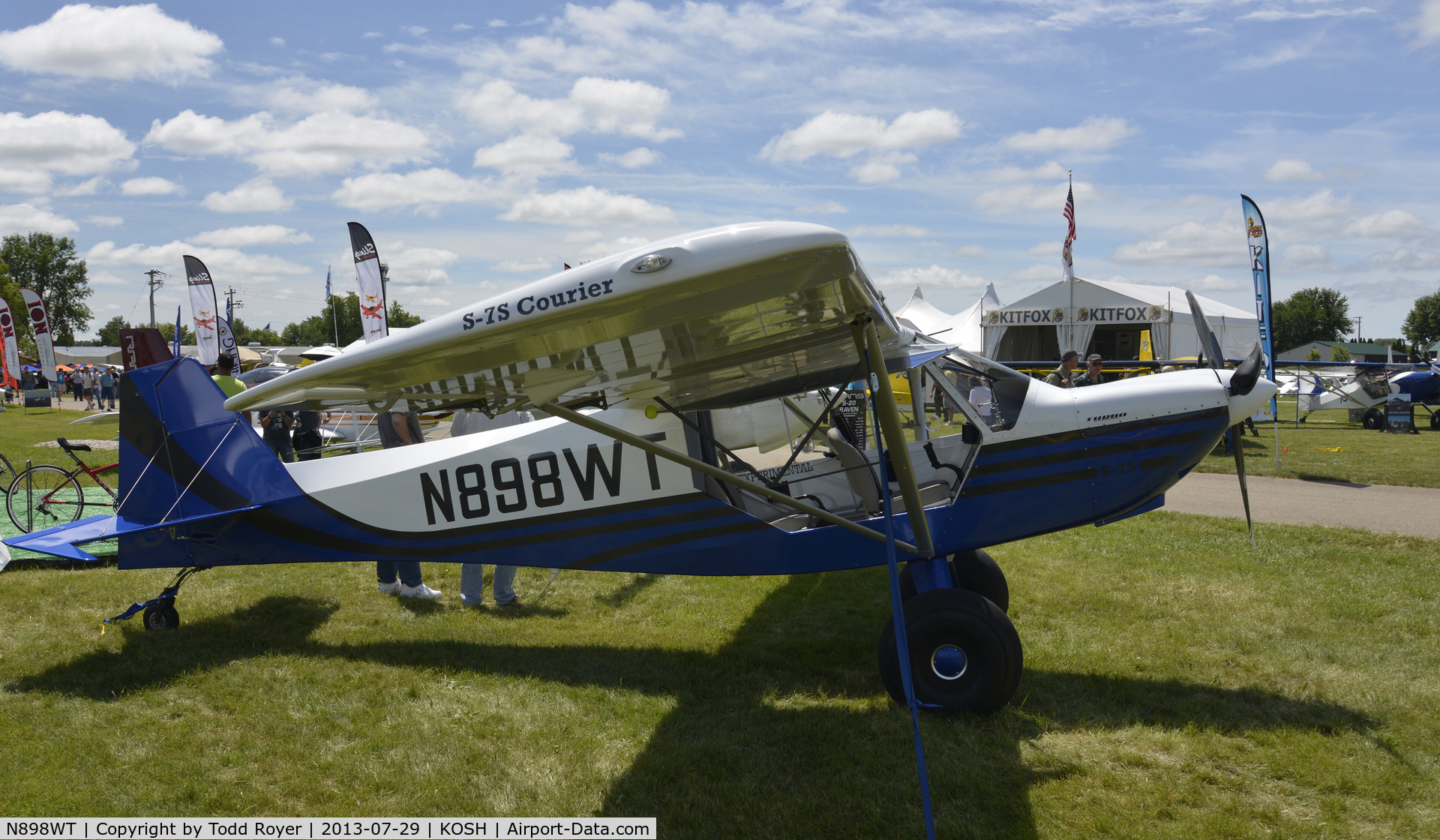 N898WT, Rans S-7S Courier C/N 0308504, Airventure 2013