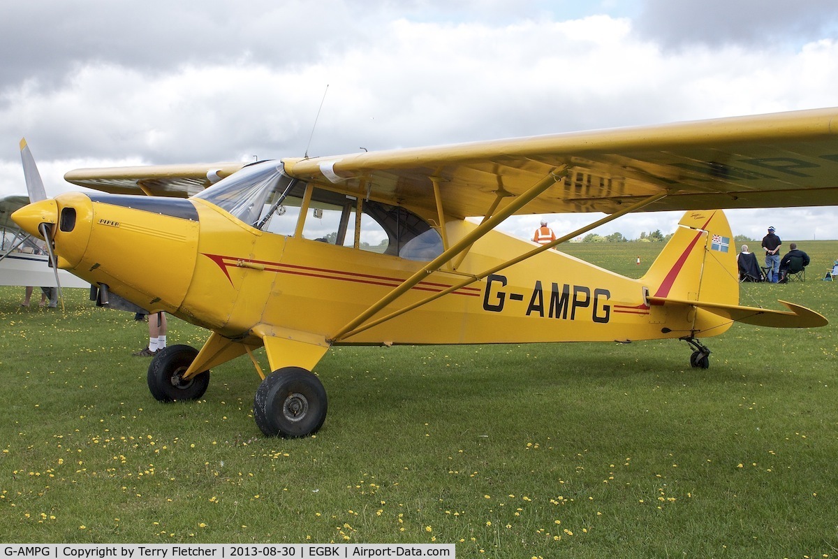 G-AMPG, 1946 Piper PA-12 Super Cruiser C/N 12-985, Attended the 2013 Light Aircraft Association Rally at Sywell in the UK