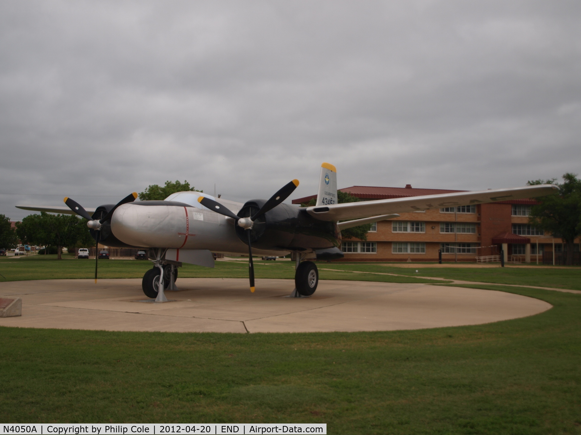 N4050A, 1943 Douglas A-26C Invader C/N 18670, Preserved on Base