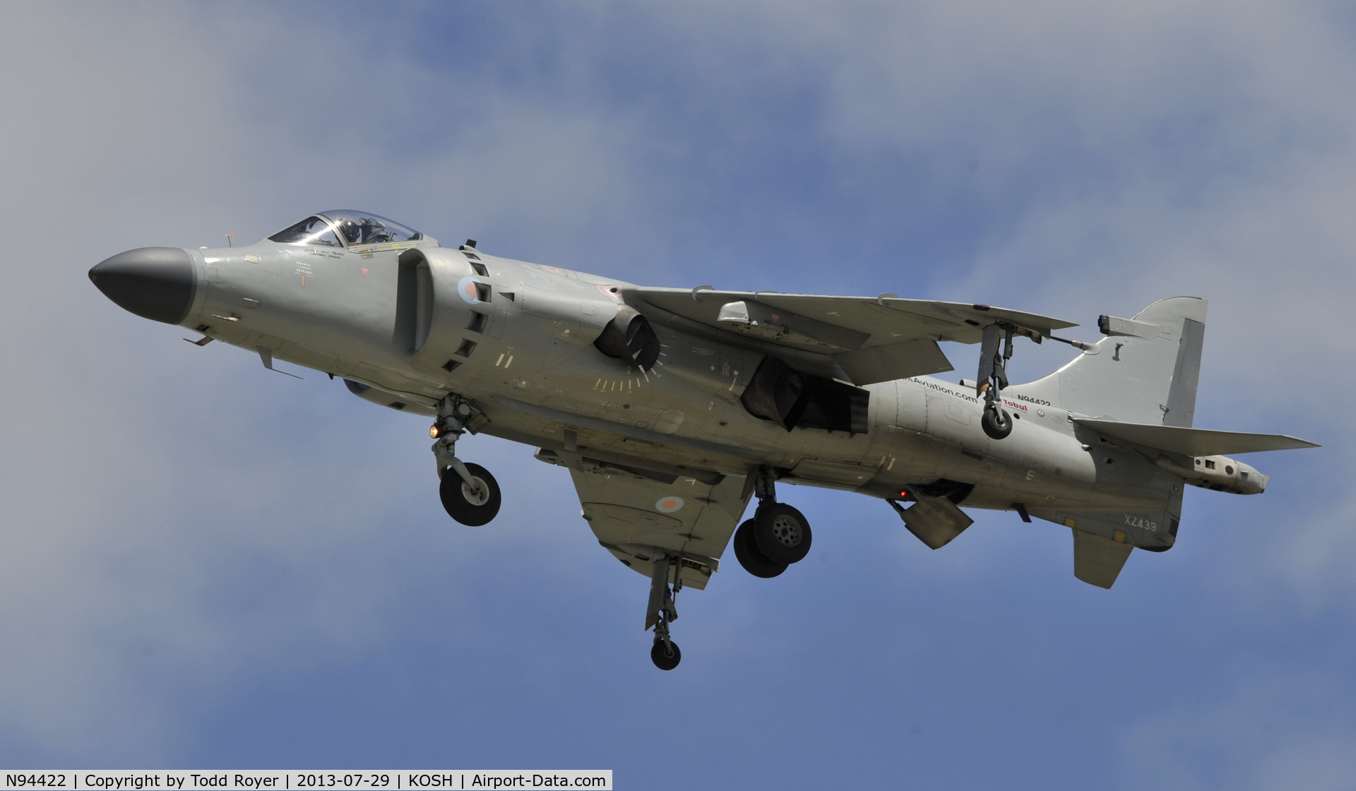 N94422, 1979 British Aerospace Sea Harrier F/A.2 C/N 41H-912002/DB2, Airventure 2013