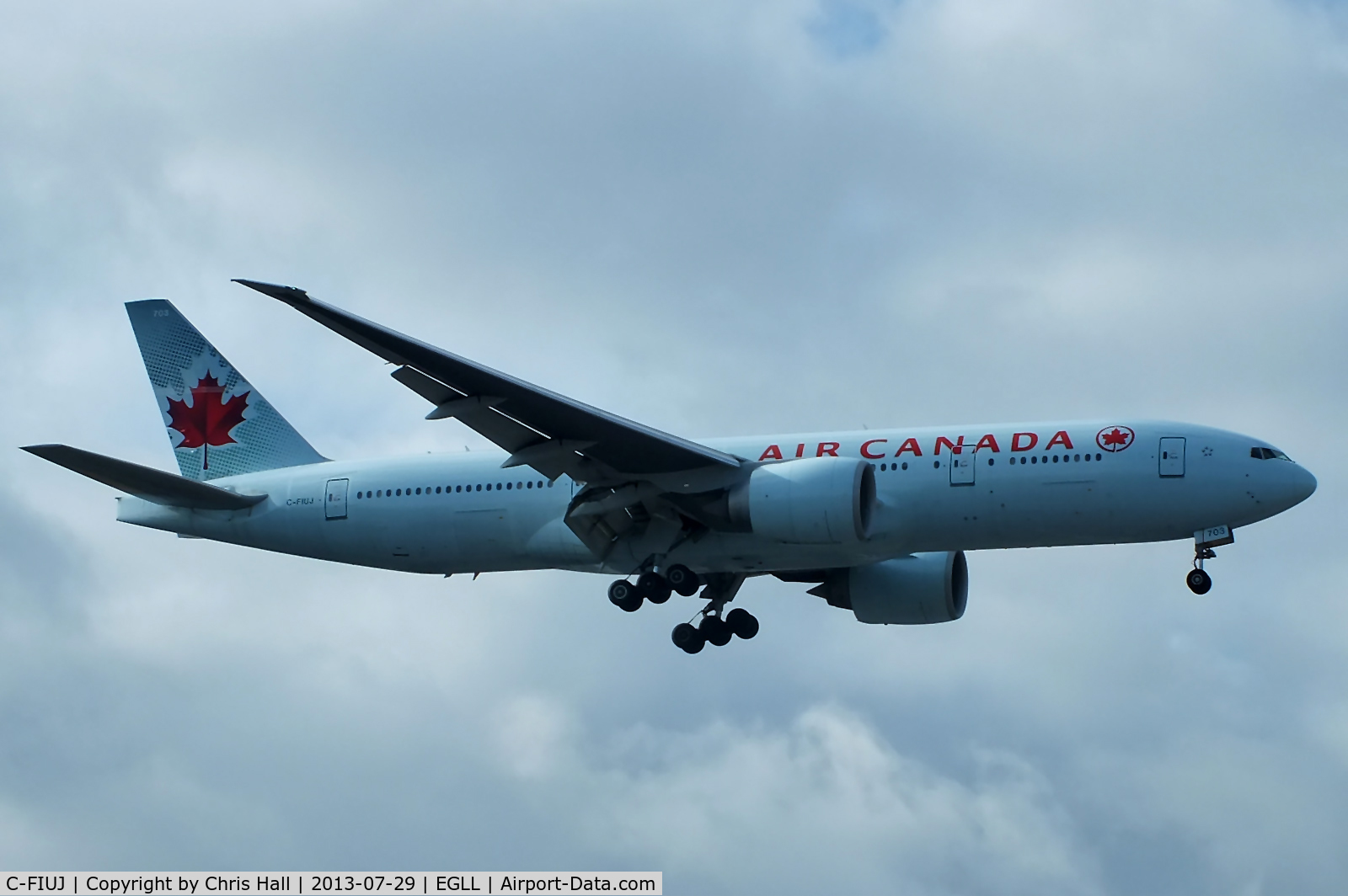 C-FIUJ, 2007 Boeing 777-233/LR C/N 35244, Air Canada