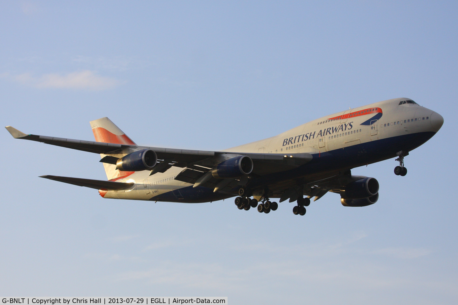 G-BNLT, 1991 Boeing 747-436 C/N 24630, British Airways