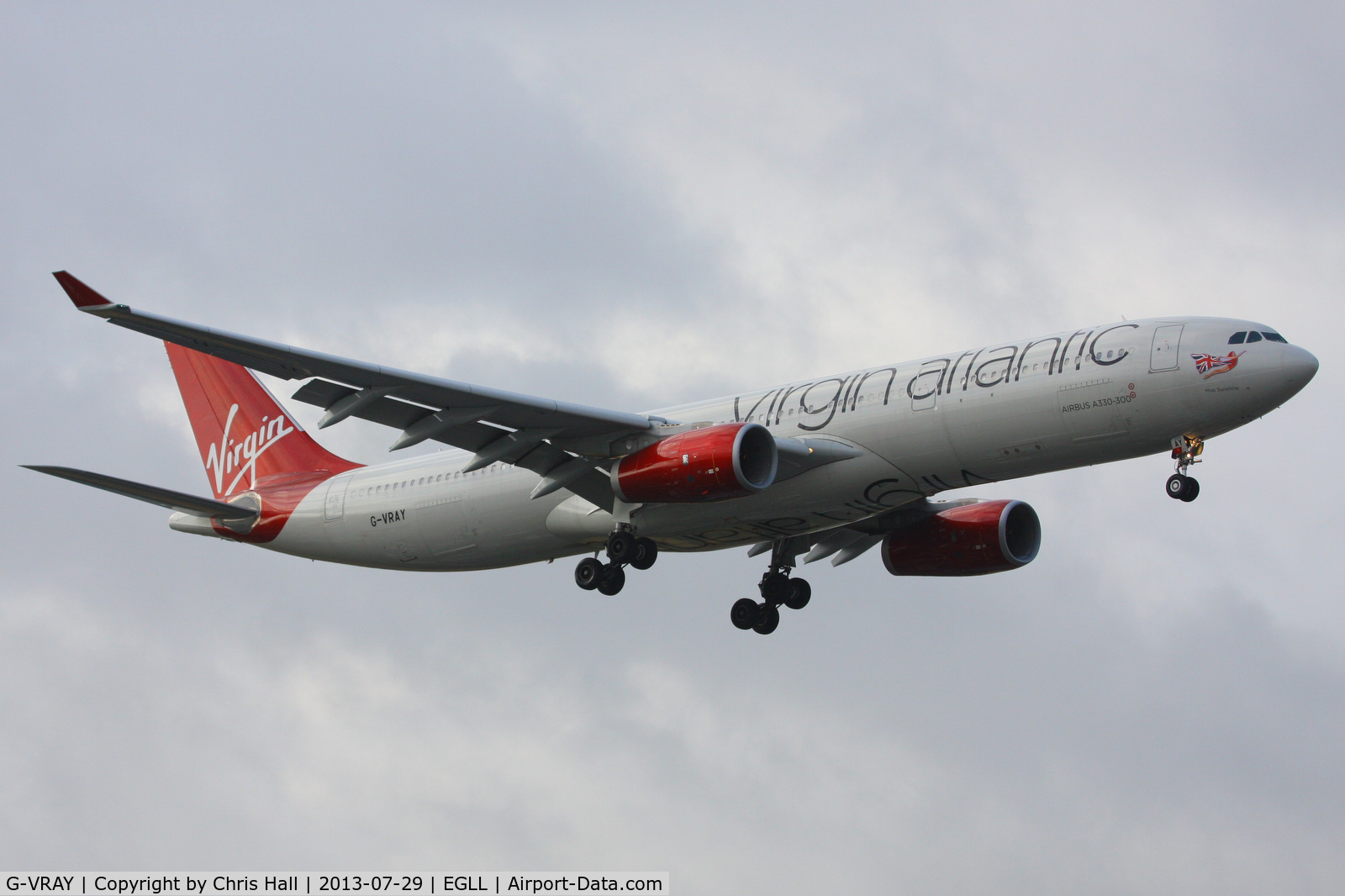 G-VRAY, 2012 Airbus A330-343X C/N 1296, Virgin Atlantic Airways