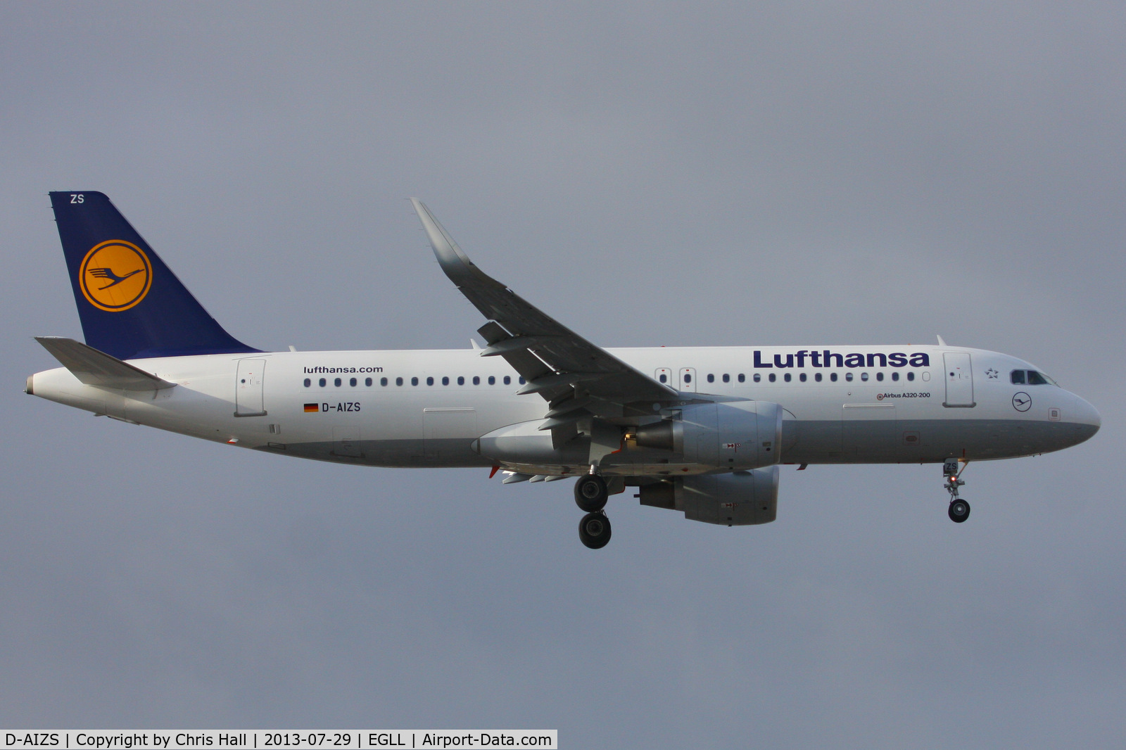 D-AIZS, 2013 Airbus A320-214 C/N 5557, Lufthansa