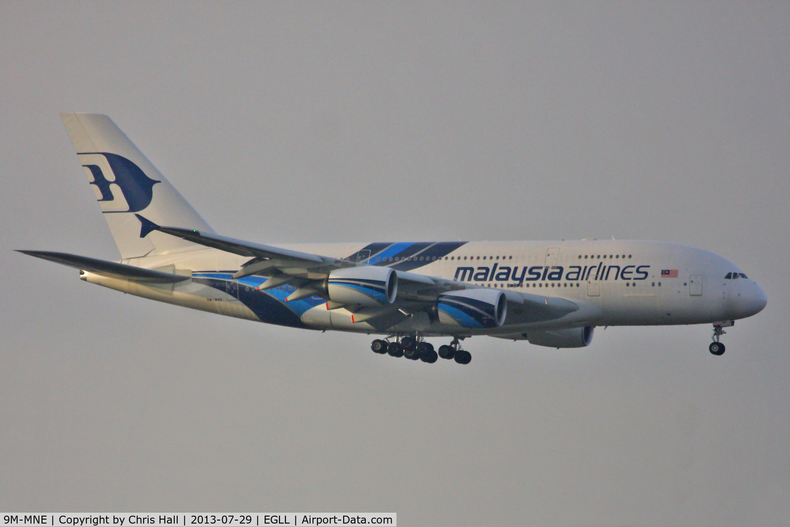 9M-MNE, 2012 Airbus A380-841 C/N 094, Malaysia Airlines