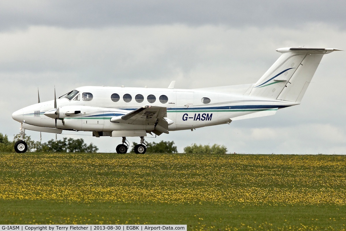 G-IASM, 1979 Beech 200 Super King Air C/N BB-521, At Sywell in the UK