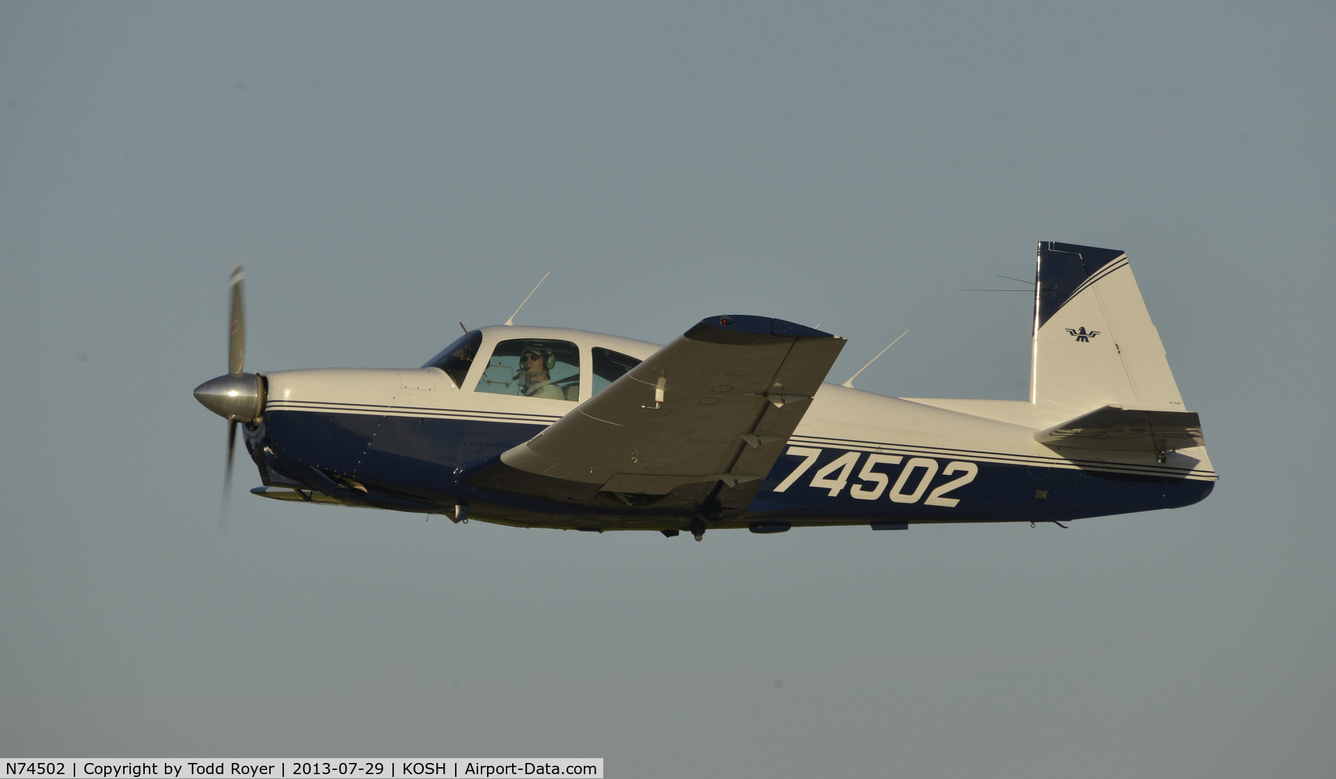 N74502, 1961 Mooney M20B Mark 21 C/N 1813, Airventure 2013