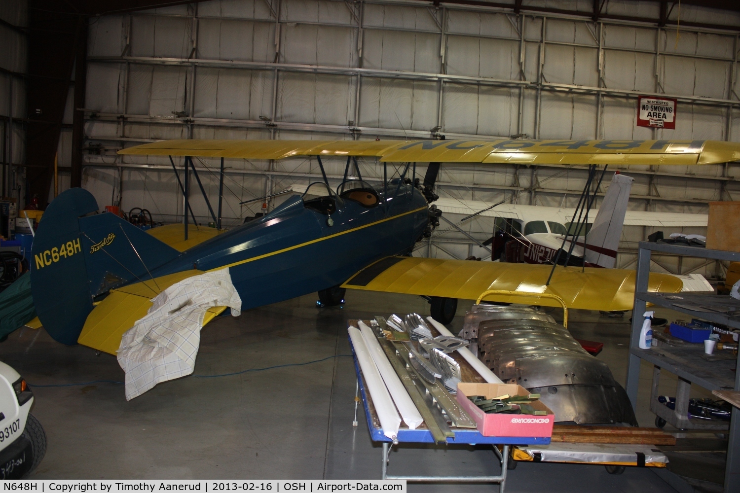 N648H, 1929 Curtiss-Wright Travel Air E-4000 C/N 1224, 1929 Curtiss Wright TRAVEL AIR E-4000, c/n: 1224.  In the EAA Kermit Weeks Hangar