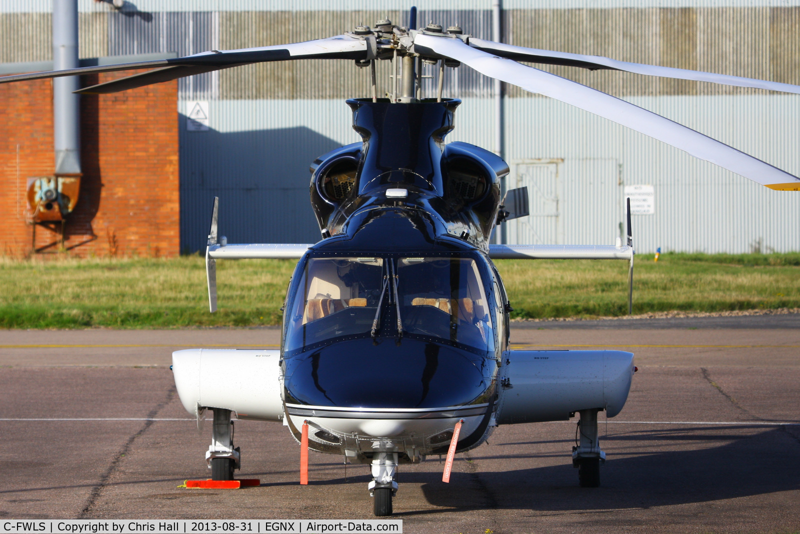 C-FWLS, 2000 Bell 430 C/N 49066, unusual to see a Canadian registered helicopter in the UK