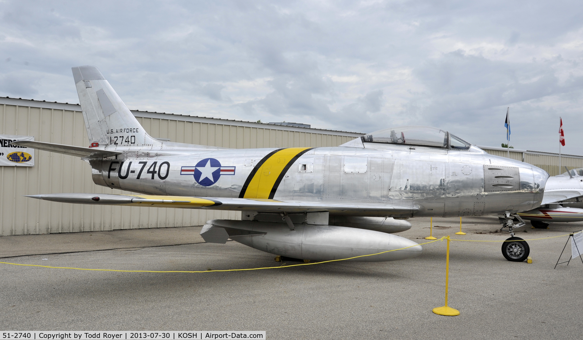 51-2740, 1951 North American F-86E Sabre C/N 172-23, Airventure 2013