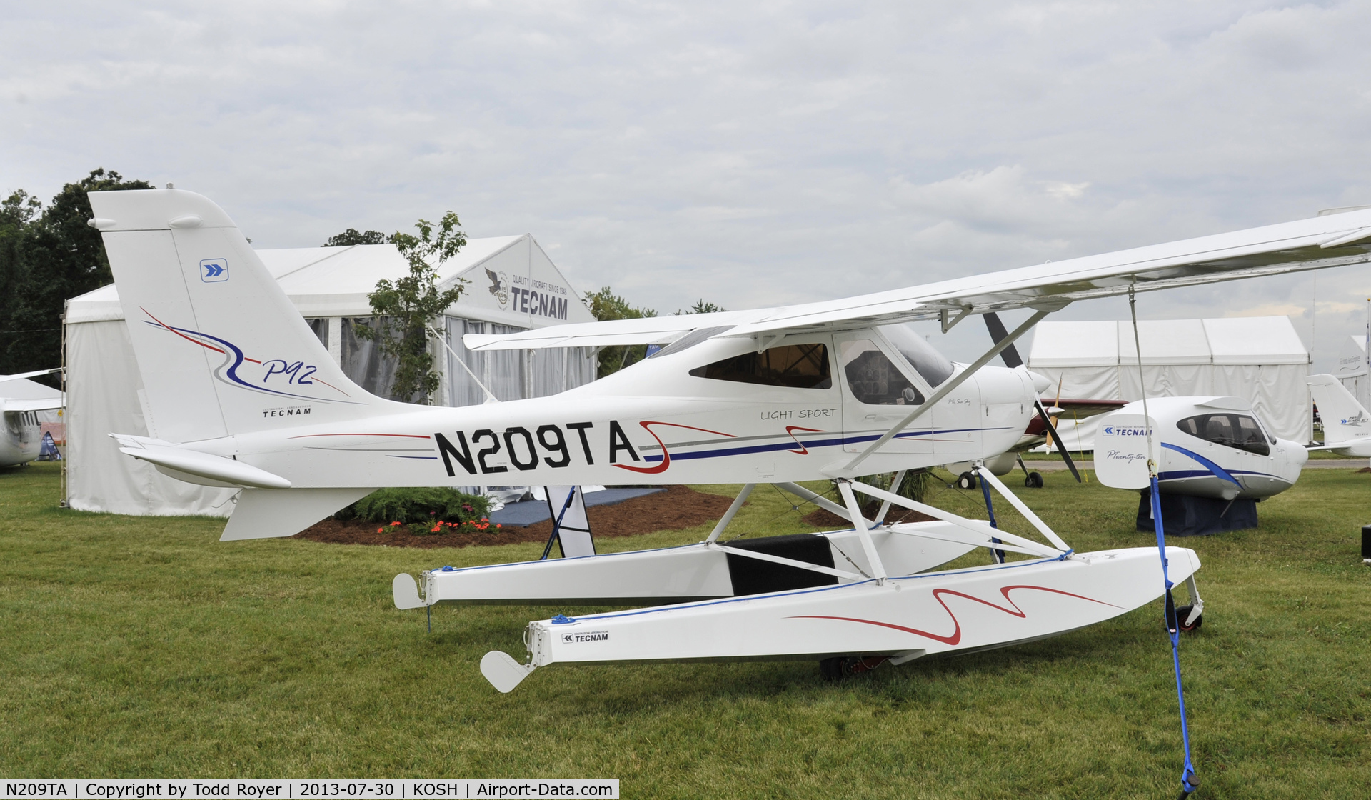 N209TA, Tecnam P-92 Echo Classic C/N 1303, Airventure 2013