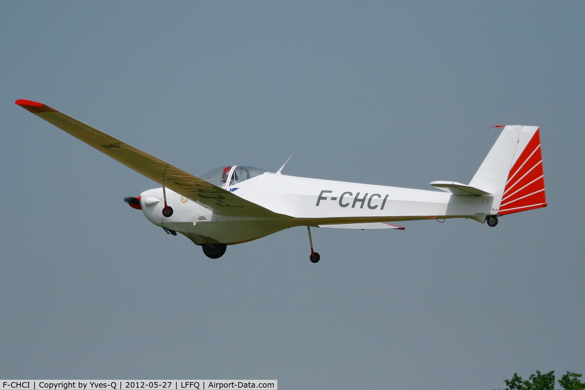 F-CHCI, Scheibe SF-25E Super Falke C/N 4329, Scheibe SF-25E Super Falke, La Ferte-Alais Airfield (LFFQ)