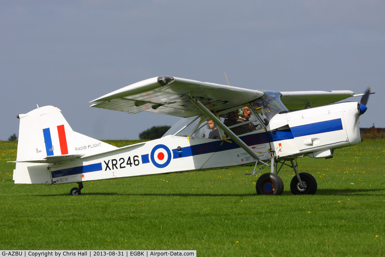 G-AZBU, 1961 Auster AOP.9 C/N AUS/183, at the LAA Rally 2013, Sywell