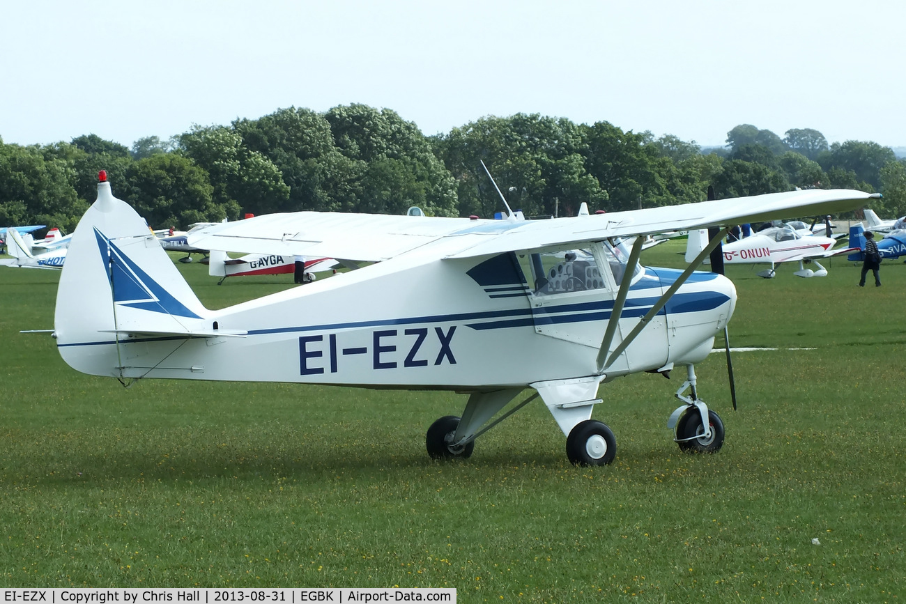 EI-EZX, 1961 Piper PA-22-108 Colt Colt C/N 22-8199, at the LAA Rally 2013, Sywell