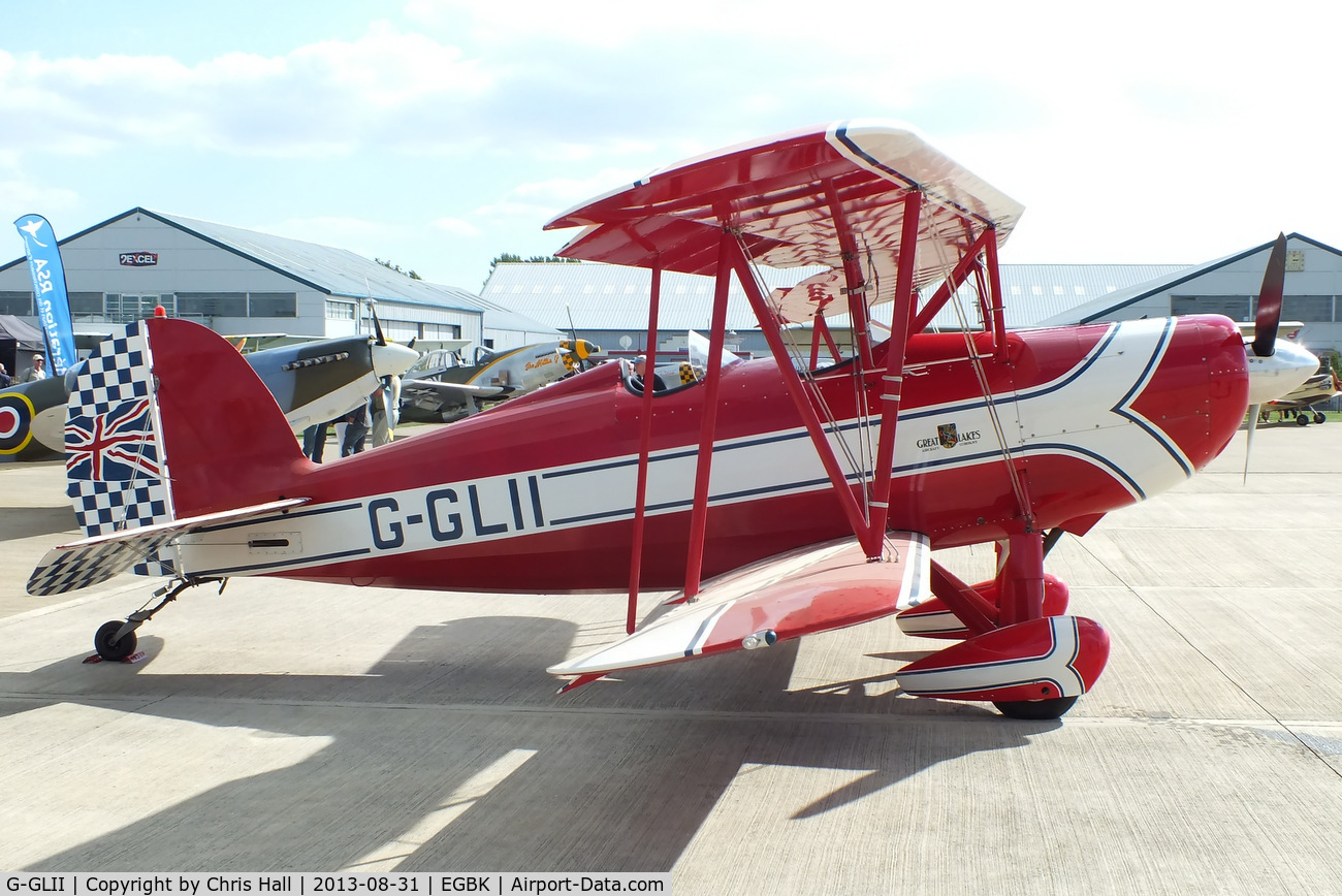 G-GLII, 1978 Great Lakes 2T-1A-2 Sport Trainer C/N 0813, at the LAA Rally 2013, Sywell