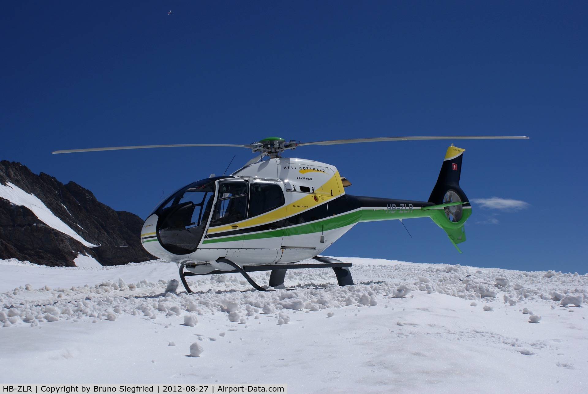 HB-ZLR, 2012 Eurocopter EC-120B Colibri C/N 1667, Top of Junfraujoch