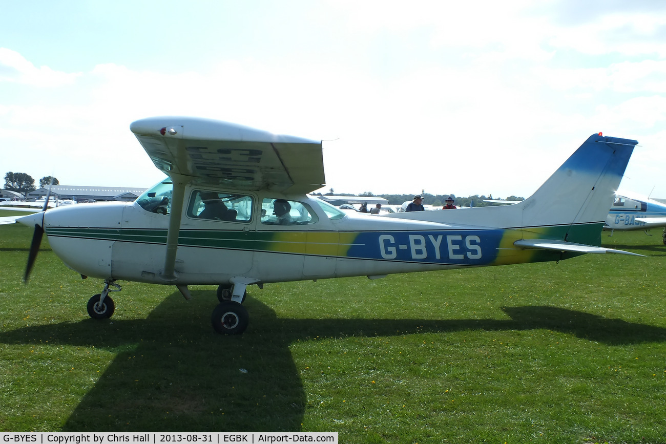 G-BYES, 1981 Cessna 172P C/N 172-74514, at the LAA Rally 2013, Sywell