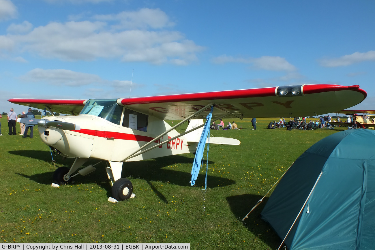 G-BRPY, 1948 Piper PA-15 Vagabond Vagabond C/N 15-141, at the LAA Rally 2013, Sywell