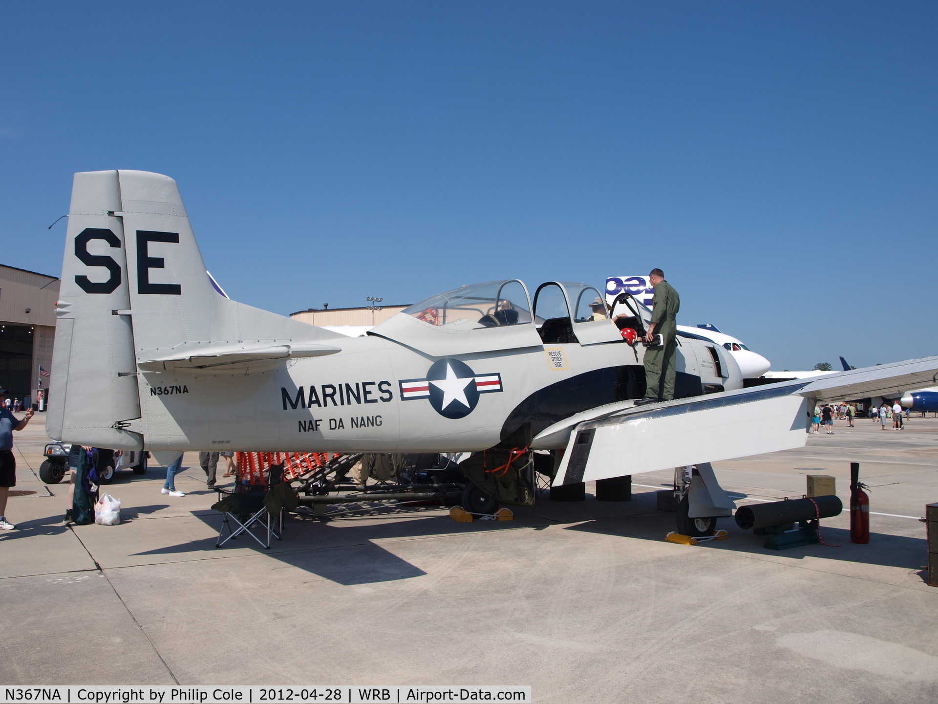 N367NA, 1950 North American T-28A Trojan C/N 174-367, Warner Robins Airshow 2012