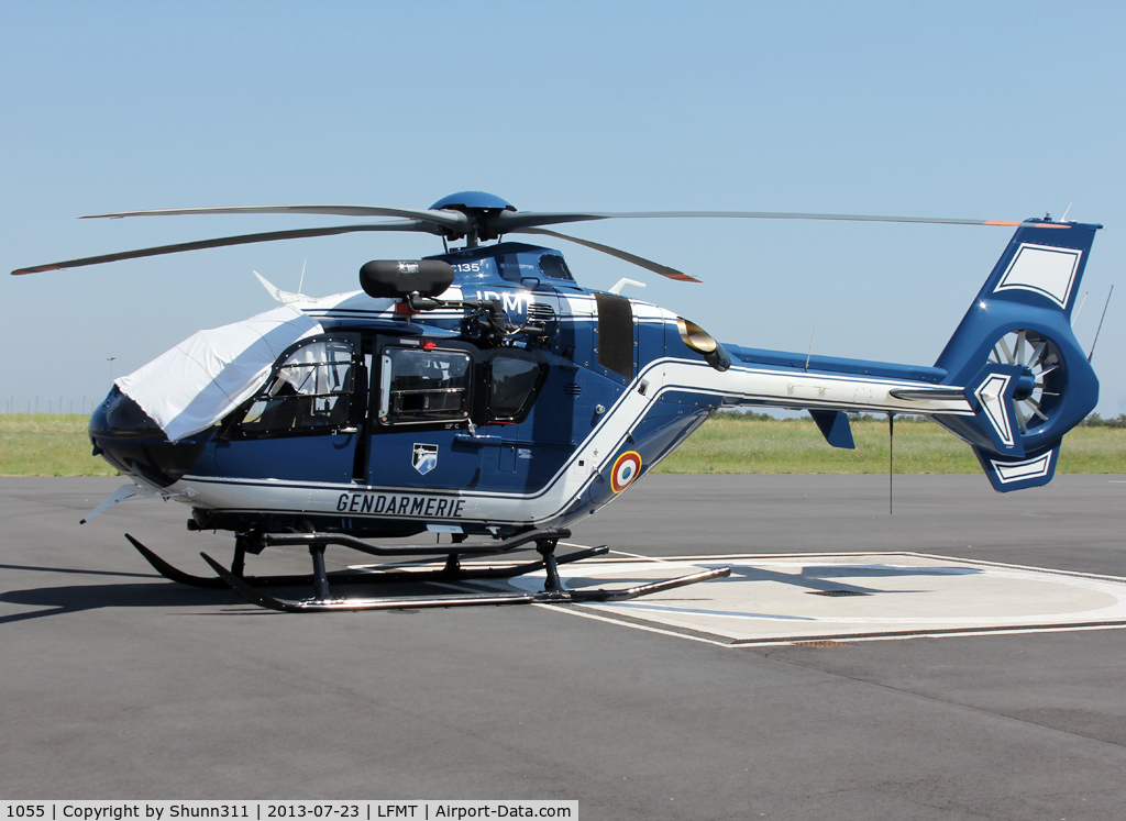 1055, 2012 Eurocopter EC-135T-2 C/N 1055, Parked at his gate...