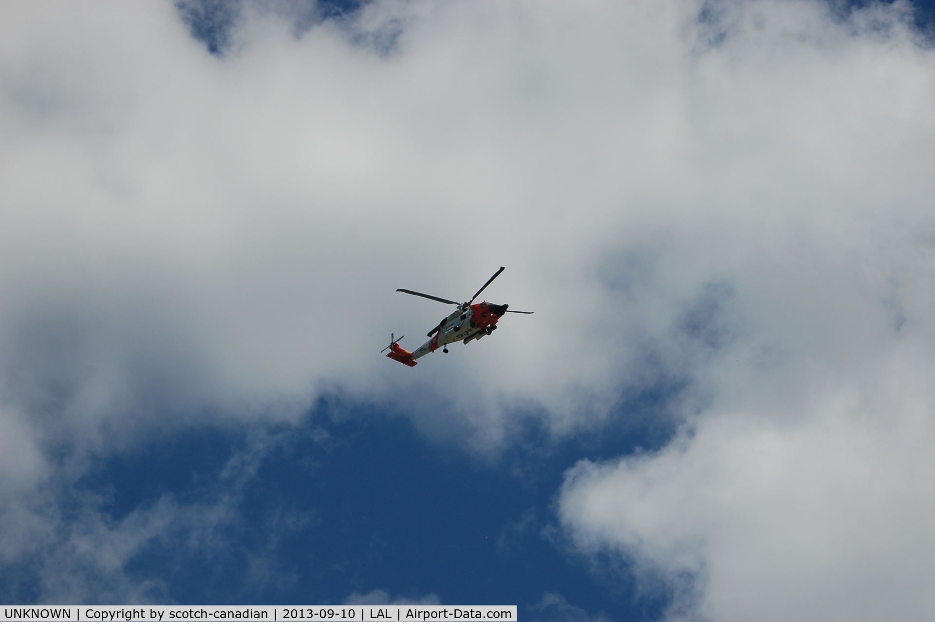 UNKNOWN, Helicopters Various C/N unknown, US Coast Guard Sikorsky HH-60J Jayhawk Helicopter over Lakeland Linder Regional Airport, Lakeland, FL