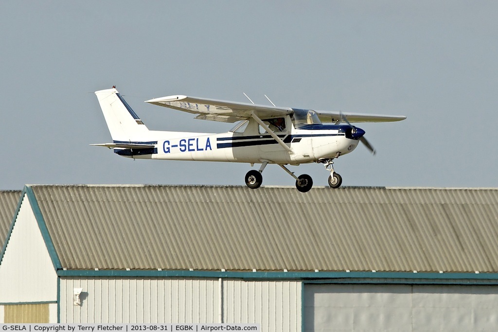 G-SELA, 1979 Cessna 152 C/N 152-82590, Attended the 2013 Light Aircraft Association Rally at Sywell in the UK
