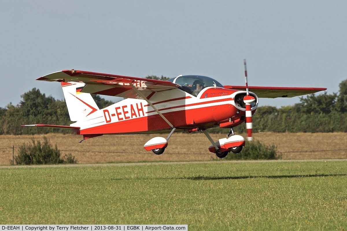 D-EEAH, 1967 Bolkow Bo-208C Junior C/N 658, Attended the 2013 Light Aircraft Association Rally at Sywell in the UK