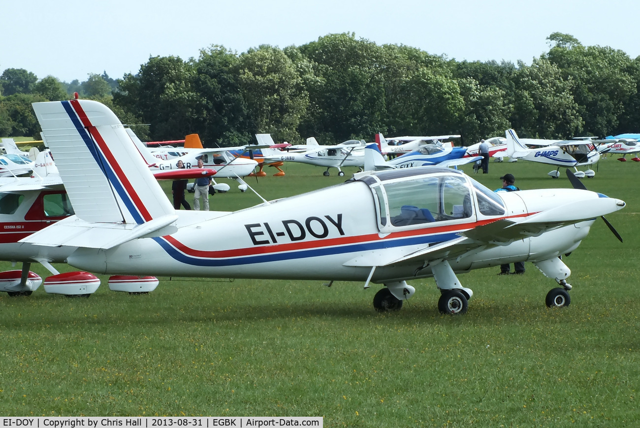 EI-DOY, 1994 PZL-Okecie PZL-110 Koliber 150A C/N 04940072, at the LAA Rally 2013, Sywell