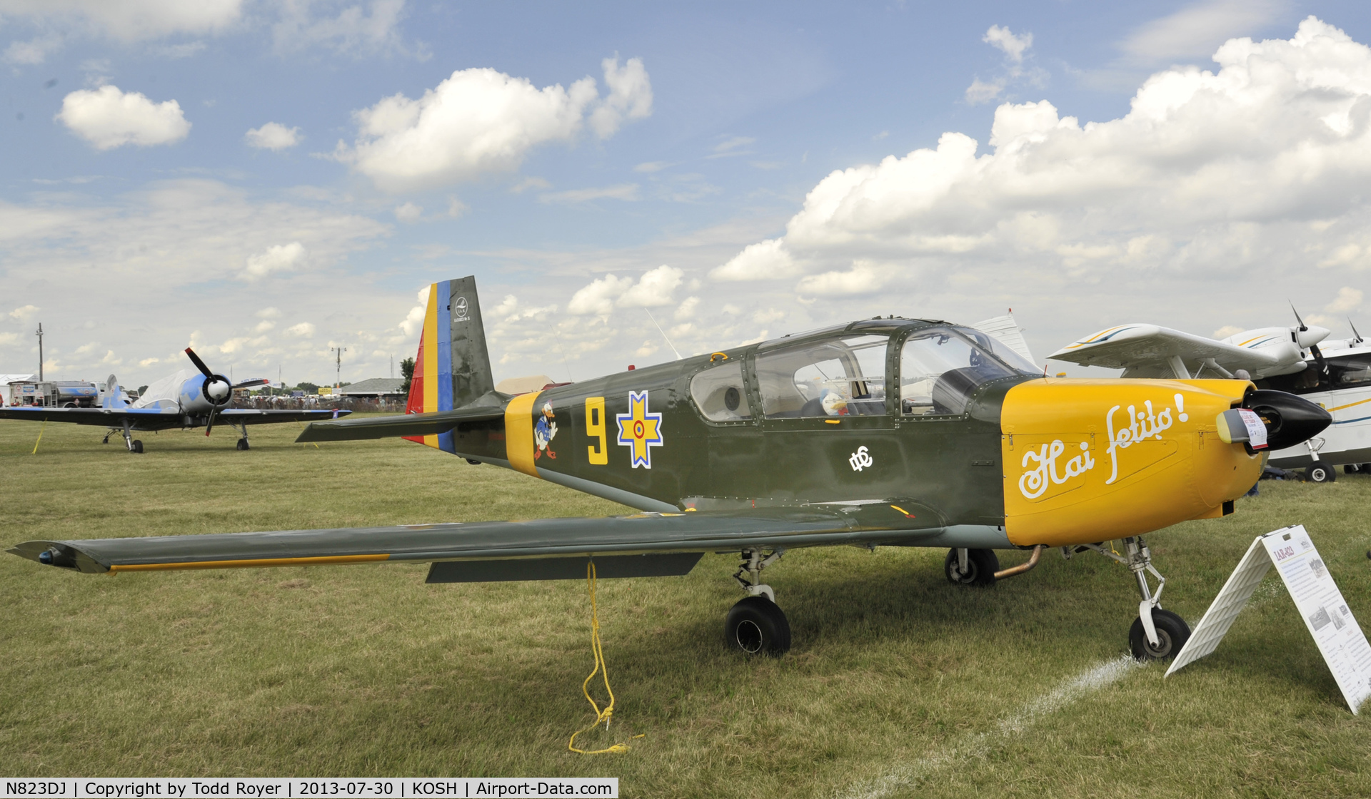 N823DJ, 1975 IAR IAR-823 C/N 05, Airventure 2013