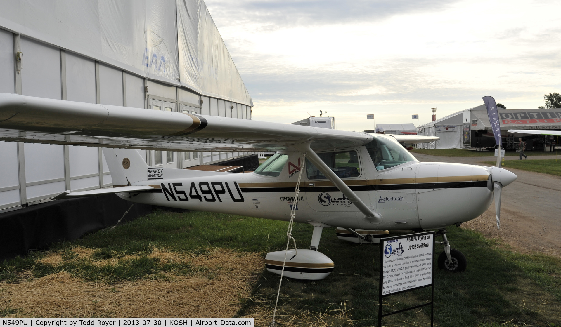 N549PU, 1976 Cessna 150M C/N 15078918, Airventure 2013