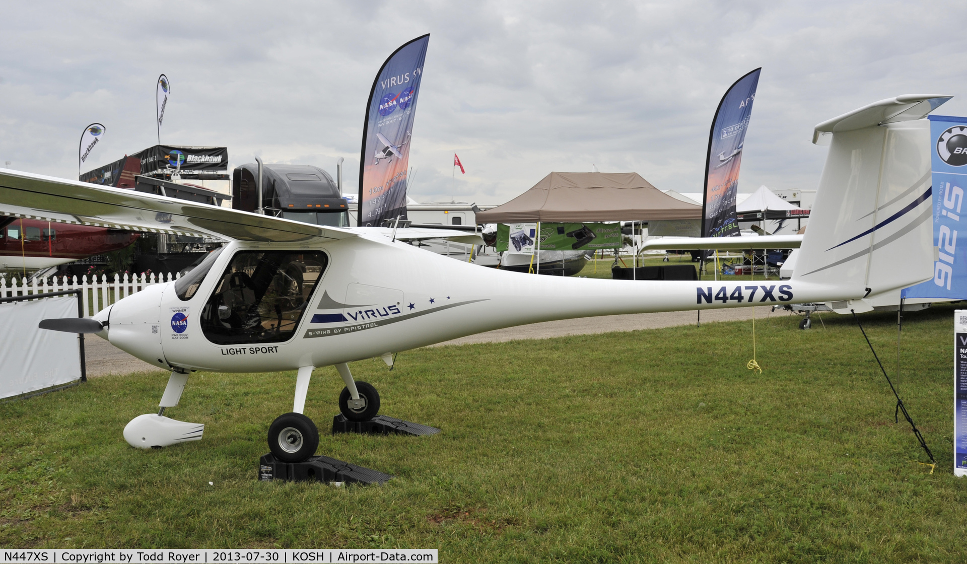 N447XS, Pipistrel Virus SW C/N 383 VSW 100 LSA, Airventure 2013