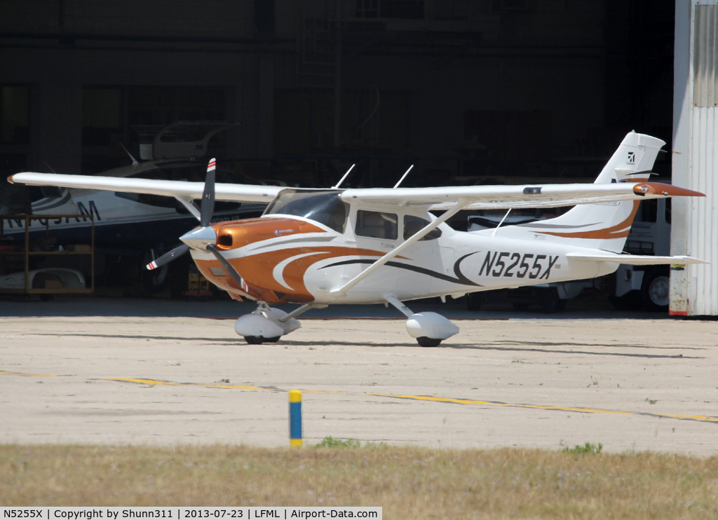 N5255X, Cessna 182T Skylane C/N 18282175, Parked at Boussiron area...