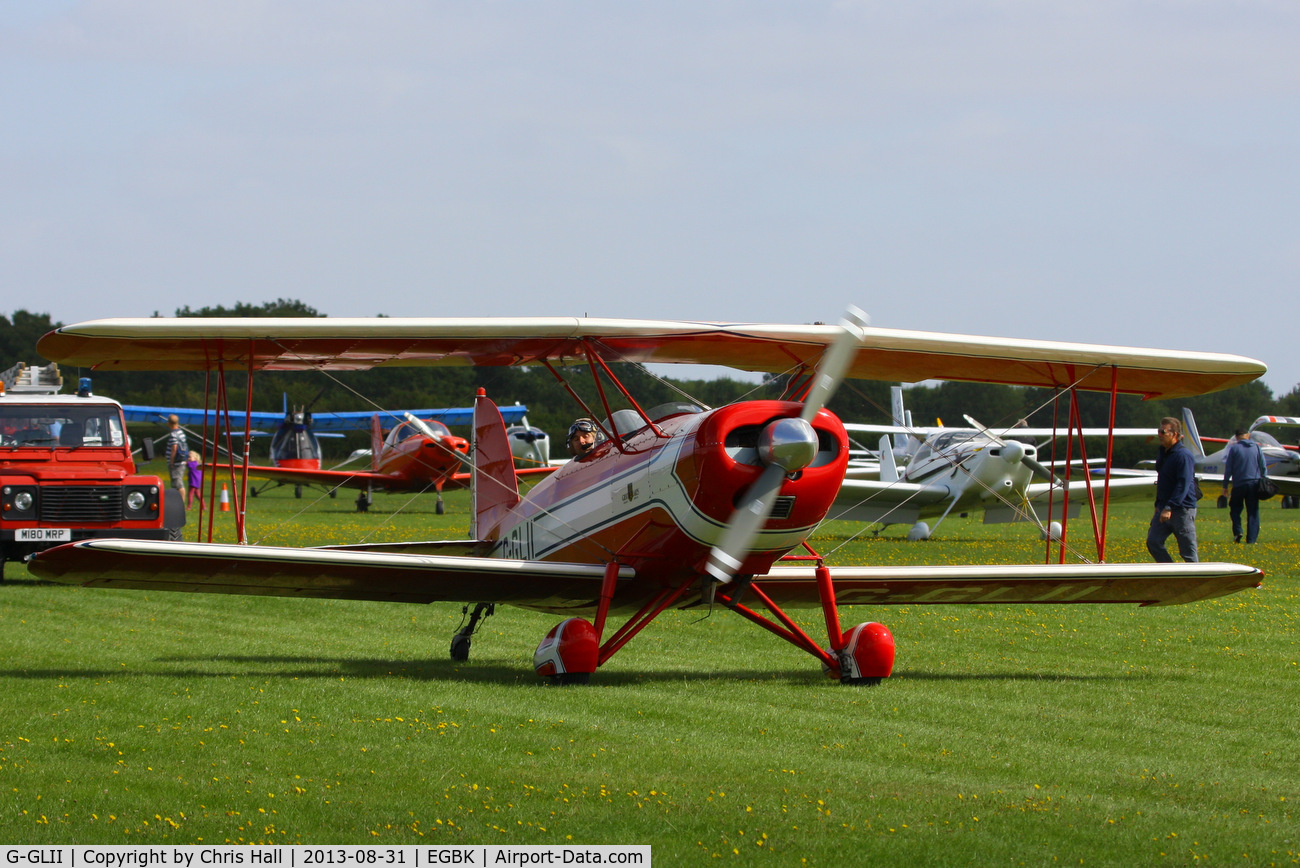 G-GLII, 1978 Great Lakes 2T-1A-2 Sport Trainer C/N 0813, at the LAA Rally 2013, Sywell