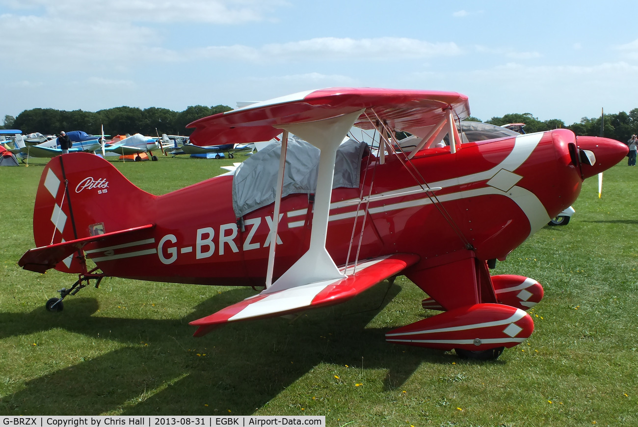 G-BRZX, 1984 Pitts S-1S Special C/N 711-H, at the LAA Rally 2013, Sywell