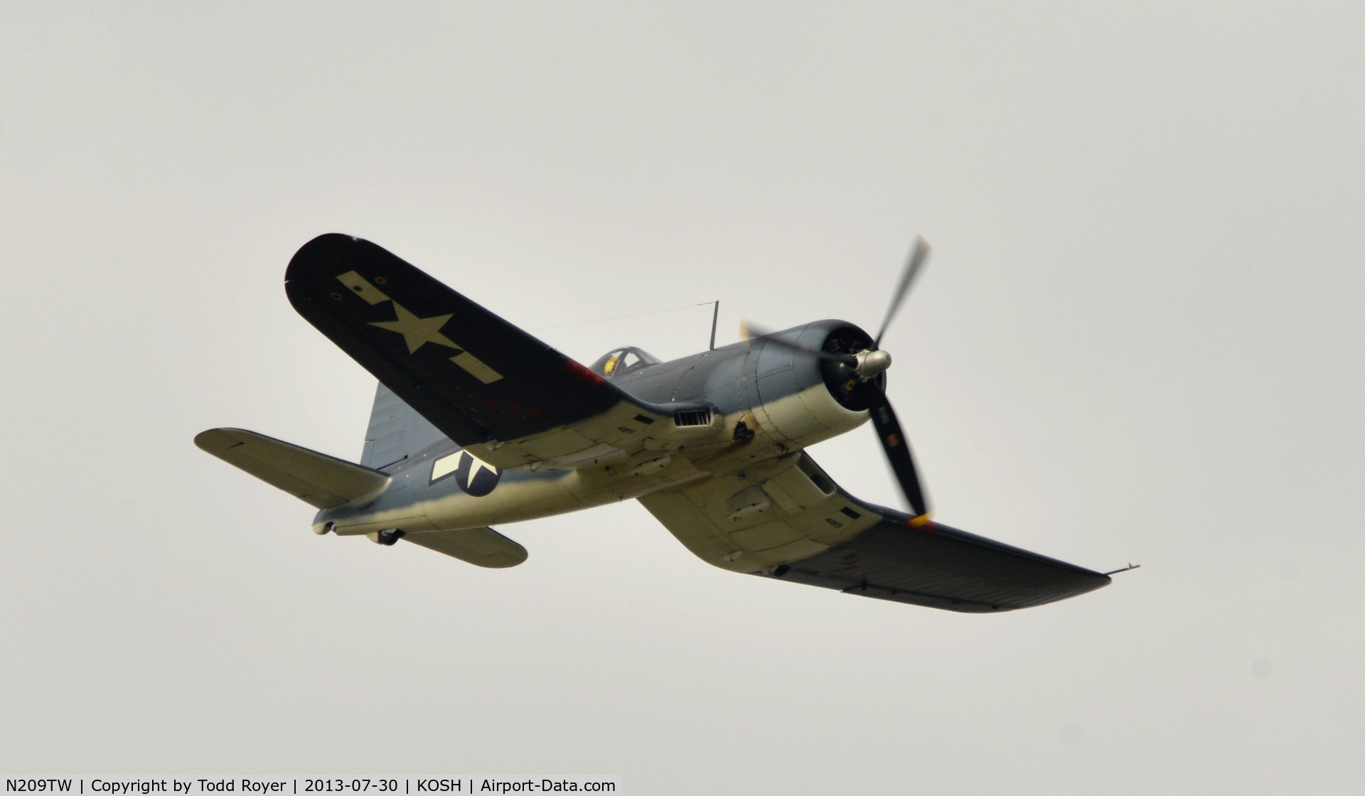 N209TW, Goodyear FG-1D Corsair C/N 3750, Airventure 2013