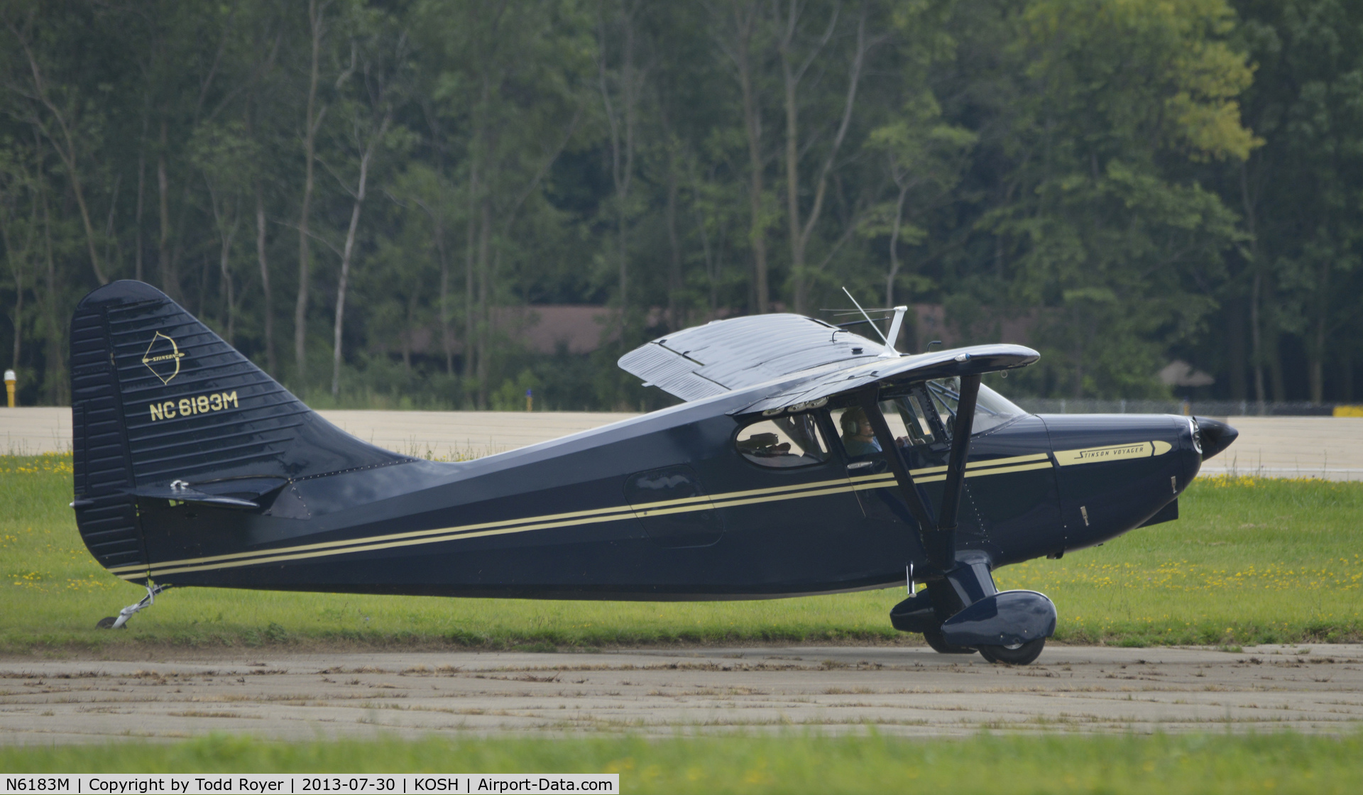 N6183M, 1948 Stinson 108-3 Voyager C/N 108-4183, Airventure 2013