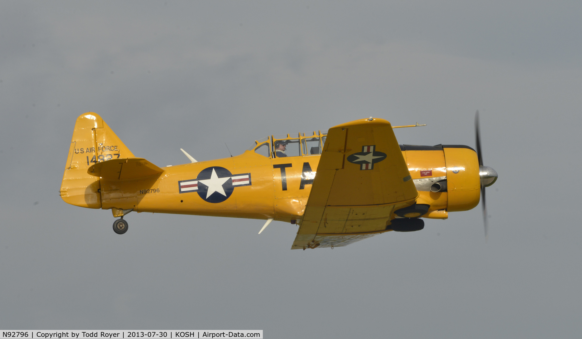 N92796, 1951 North American AT-6G Texan C/N 182-514 (51-14827), Airventure 2013