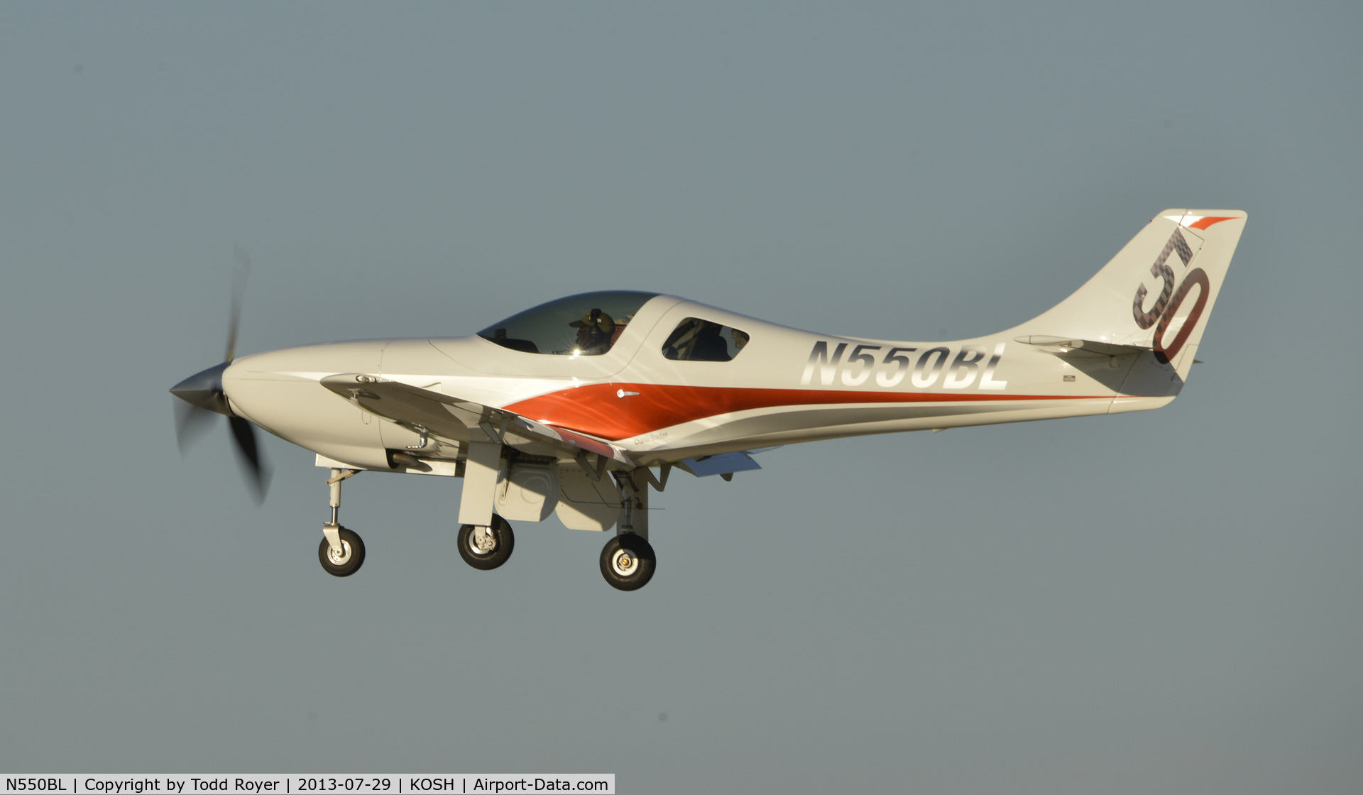 N550BL, 2007 Lancair Legacy 2000 C/N 981101-40, Airventure 2013