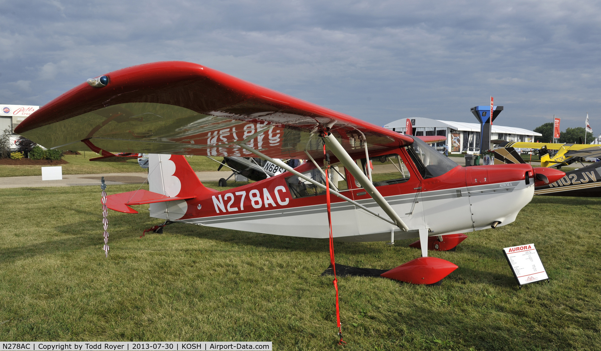 N278AC, 2001 American Champion 7ECA Citabria C/N 1385-2001, Airventure 2013